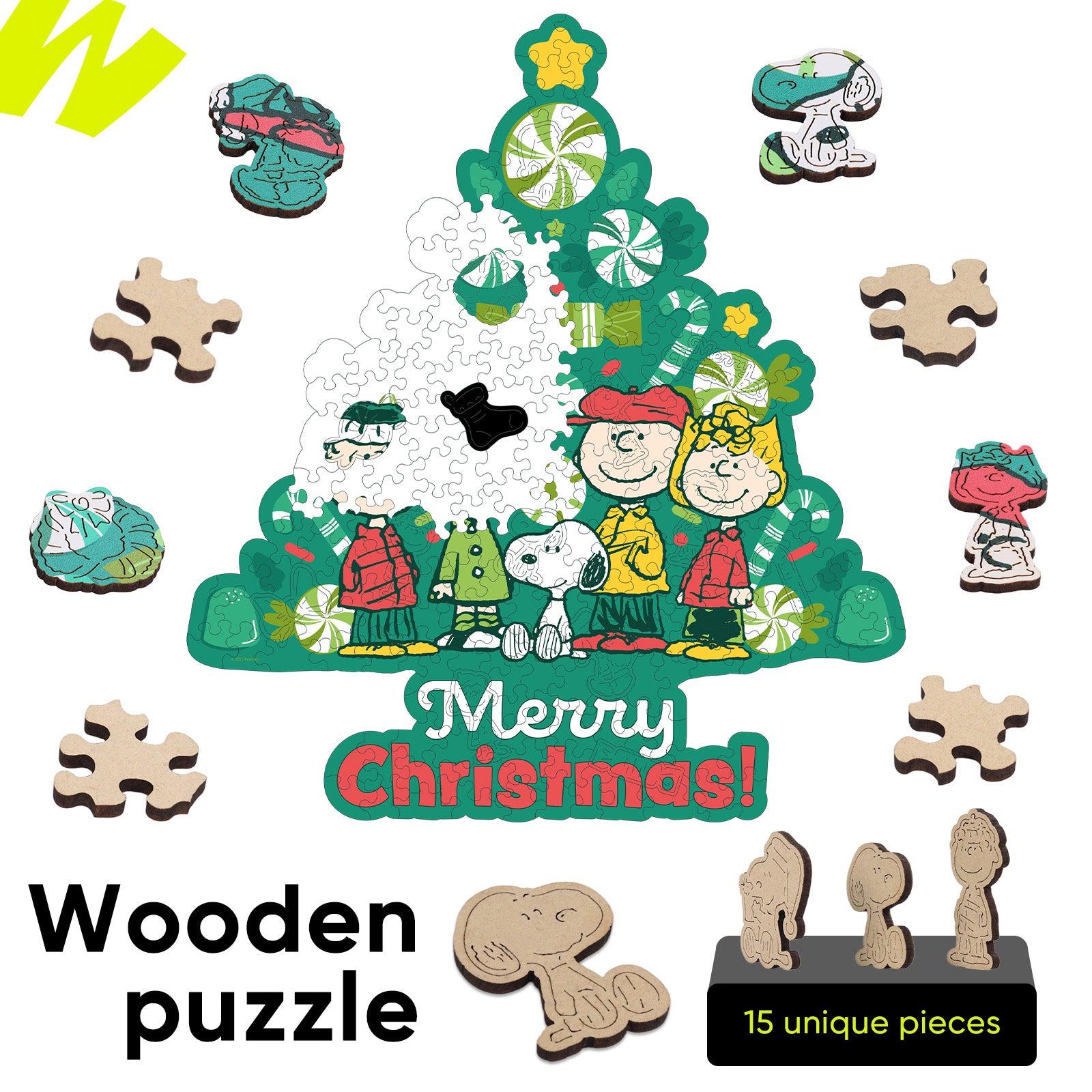 A wooden puzzle